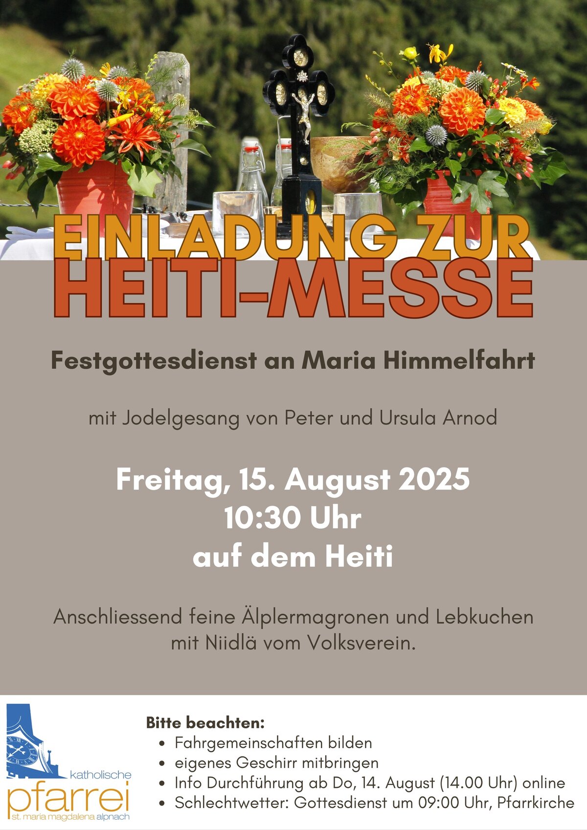 Heiti-Messe am 15. August